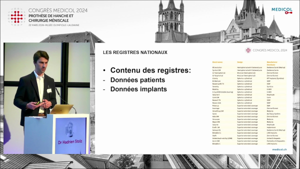R&eacute;sultats apr&egrave;s PTH: scores et registres